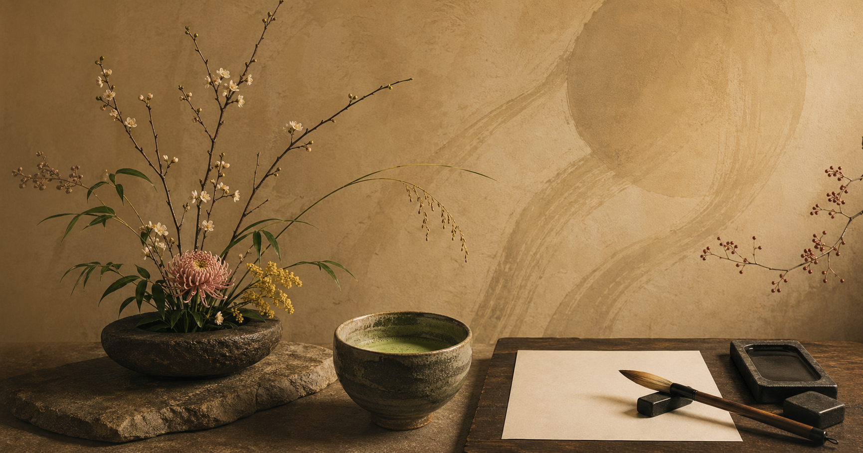 The Three Ways — How Tea, Flowers, and Calligraphy Embody the Japanese Spirit