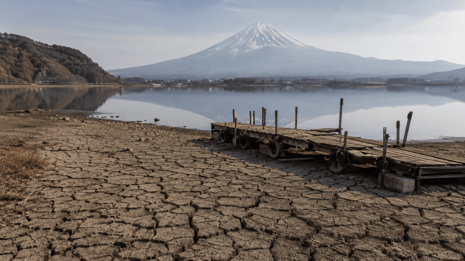 Mount Fuji's Dwindling Springs and Lake Kawaguchi's Falling Water Cast a Shadow Over Golden Week Tourism