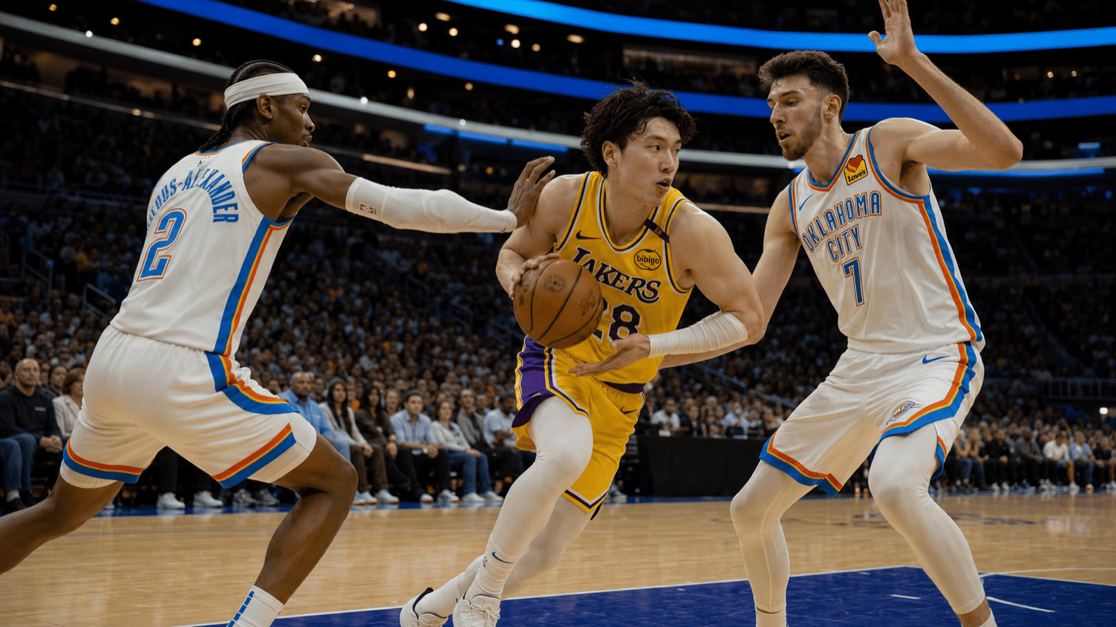 Rui Hachimura Scores 25 as Lakers Are Swept by Thunder