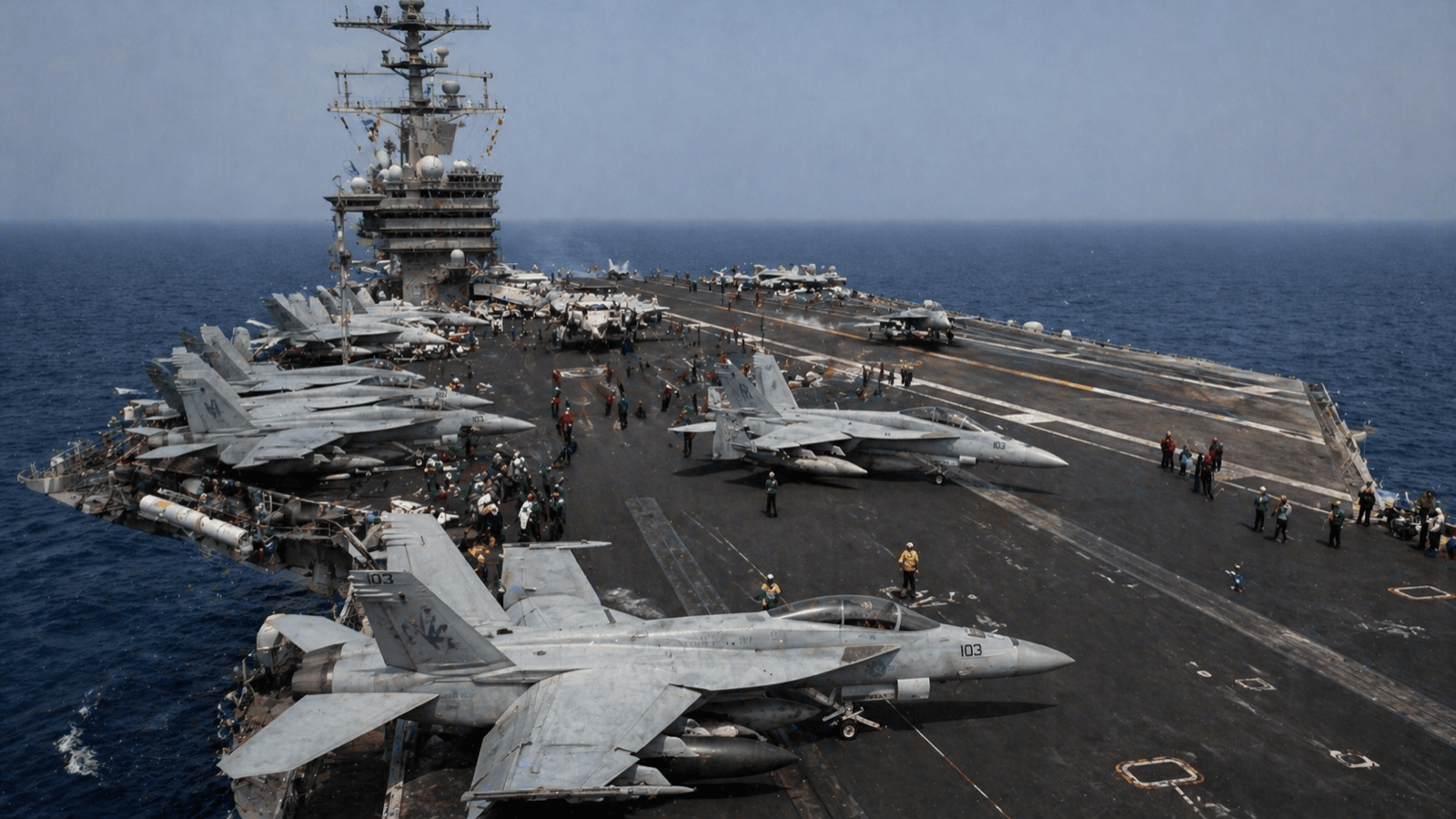US Military Buildup Near Iran in Spring 2026 — Carriers, Jets, and Rising Tensions